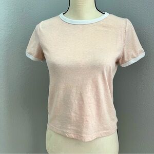 H&M baby Tee Light Pale Pink